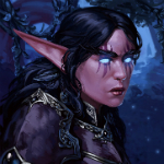 99px.ru аватар Ночная эльфийка-арт на игру World of Warcraft, by Darantha