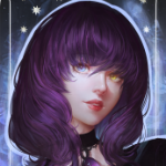 99px.ru аватар Девушка с фиолетовыми волосами, by katorius