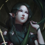 Аватар Темноволосая эльфийка - арт на игру Dragon Age, by katorius
