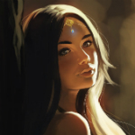 99px.ru аватар Красивая девушка с украшением на голове, by Sayuki-Art