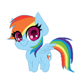 99px.ru аватар Радуга Дэш / Rainbow Dash из мультсериала Мой маленький пони: Дружба – это чудо / My Little Pony: Friendship is Magic