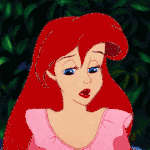 Аватар Ариэль из мультфильма Русалочка / The Little Mermaid радостно поднимает голову