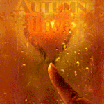 Аватар На стекле, за которым идет дождь, рука нарисовала сердечко, (autumn, love / осень, любовь)