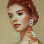 99px.ru аватар Девушка украшена весенними цветами