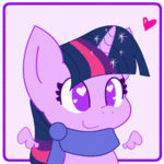 99px.ru аватар Сумеречная Искорка / Twilight Sparkle из мультсериала Мой маленький пони: Дружба – это чудо / My Little Pony: Friendship is Magic / MLP:FiM, by HungrySohma16