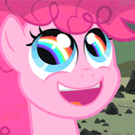 99px.ru аватар Пинки Пай / Pinkie Pie из мультика My Little Pony: Friendship Is Magic / Дружба — это чудо увидела двойную радугу