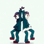 99px.ru аватар Чито / Chito и Юри / Yuuri из аниме Девушки в последнем путешествии / Shoujo Shuumatsu Ryokou