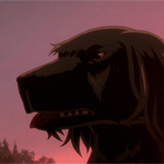 99px.ru аватар Рут / Ruth в образе черной собаки, персонаж из аниме Невеста чародея / Mahoutsukai no Yome
