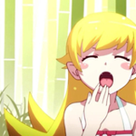 Аватар Зевающая Синобу Осино / Shinobu Oshino из аниме Монстрассказы / Bakemonogatari