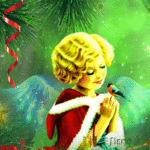 99px.ru аватар Девочка-ангел с птичкой в руках
