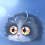 99px.ru аватар Напуганный котенок с янтарными глазами, by apofiss