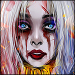 99px.ru аватар Грустная Harley Quinn / Харли Квин