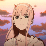 Аватар Зеро Ту / Zero Two из аниме Милый во Франкcе / Darling in the FranXX