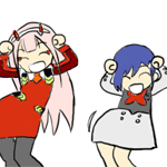 Аватар Ичиго / Ichigo и Зеро Ту / Zero Two из аниме Милый во Франкcе / Darling in the FranXX