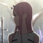 Аватар Zero Two / Зеро Ту из аниме Darling in the FranXX / Милый во Франкcе