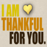 Аватар Надпись и сердечко на белом фоне (I AM THANKFUL FOR YOU / Я БЛАГОДАРЕН ВАМ.)