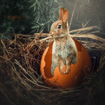 99px.ru аватар Кролик вылупился из яйца