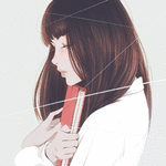 99px.ru аватар Девушка с книгой, by Kuvshinov Ilya