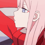 99px.ru аватар Zero Two / Зеро Ту из аниме Darling in the FranXX / Милый во Франкcе