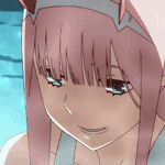 99px.ru аватар Zero Two / Зеро Ту из аниме Darling in the FranXX / Милый во Франкcе