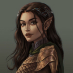 99px.ru аватар Темноволосая эльфийка, by JuneJenssen
