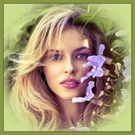 99px.ru аватар Девушка с цветами в волосах