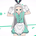 Аватар Hideri Kanzaki / Хидэри Кандзаки из аниме Blend S / Садистская смесь разводит руками в стороны