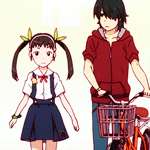 Аватар Mayoi Hachikuji / Маей Хатикудзи и Koyomi Araragi / Коеми Арараги из аниме Bakemonogatari / Истории монстров