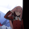 99px.ru аватар Zero Two / Зеро Ту из аниме Darling in the FranXX / Милый во Франкcе