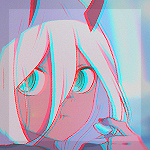 99px.ru аватар Маленькая Zero Two / Зеро Ту из аниме Darling in the FranXX / Милый во Франкcе
