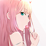 Аватар Zero Two / Зеро Ту из аниме Darling in the FranXX / Милый во Франкcе