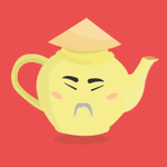 99px.ru аватар Усатый чайник в китайской шляпке