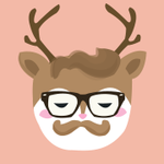 99px.ru аватар Усатый олень в очках