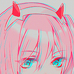 Аватар Zero Two / Зеро Ту из аниме Darling in the FranXX / Милый во Франкcе