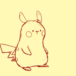 Аватар Pikachu / Пикачу из аниме Pokemon / Покемон, by kappadori