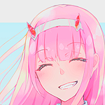 Аватар Zero Two / Зеро Ту из аниме Darling in the FranXX / Милый во Франкcе