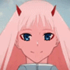 99px.ru аватар Zero Two / Зеро Ту из аниме Darling in the FranXX / Милый во Франкcе