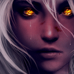 99px.ru аватар Белокурая девушка с янтарными глазами со слезами, by xX-Lone-Wolf-Xx
