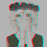 99px.ru аватар Сузуя Джузо / Suzuya Juuzou из аниме Токийский гуль / Tokyo ghoul в венке из черных роз