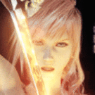 99px.ru аватар Лайтнинг / Lightning с огненным мечом из игры Последняя фантазия 13 / Final Fantasy XIII