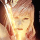 Аватар Лайтнинг / Lightning с огненным мечом из игры Последняя фантазия 13 / Final Fantasy XIII