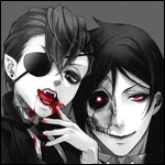 Аватар Ciel Phantomhive и Sebastian Michaelis / Сиэль Фантомхайв и Себастьян Михаэлис из аниме Темный дворецкий / Dark Butler / Kuro Shitsuji