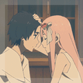 Аватар Zero Two / Зеро Ту и Hiro / Хиро из аниме Darling in the FranXX / Милый во Франкcе
