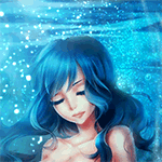 99px.ru аватар Джувия Локсар / Juvia Lockser из аниме Сказка о Хвосте феи / Fairy Tail под водой