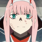 99px.ru аватар Zero Two / Зеро Ту из аниме Darling in the FranXX / Милый во Франкcе