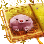 99px.ru аватар Крот внутри книги, by Cryptid-Creations
