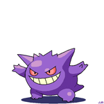 Аватар Gengar / Генгар из аниме Pokemon / Покемон, by Khalitzburg