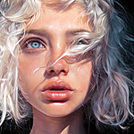 99px.ru аватар Голубоглазая блондинка, by Elena Sai