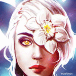 Аватар Девушка с цветком на голове, by wawtman