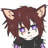 99px.ru аватар Чибик-волк на белом фоне, by CuteNikeChan